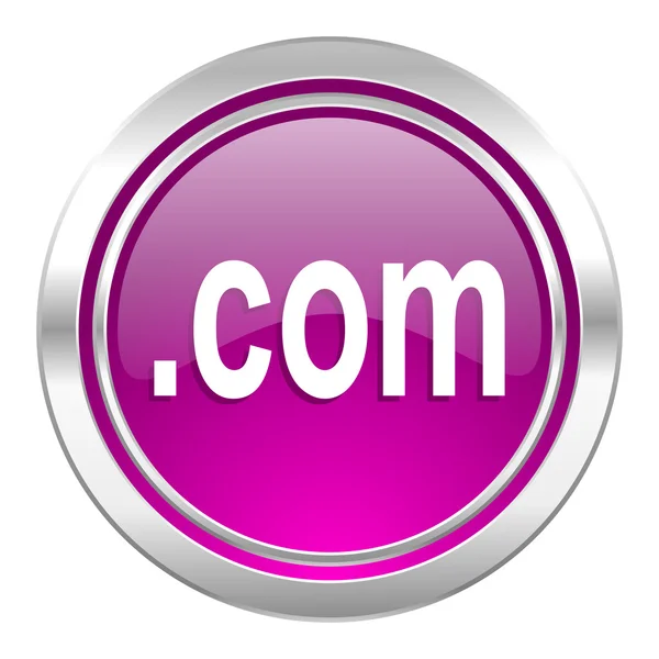 Com violet icon — Stock Photo, Image