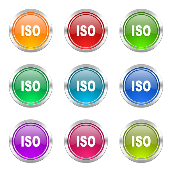 Iso icons set — Stock Photo, Image