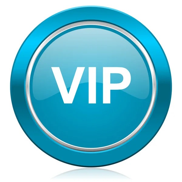 Vip blue icon — Stock Photo, Image
