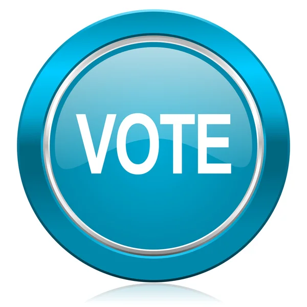 Vote blue icon — Stock Photo, Image