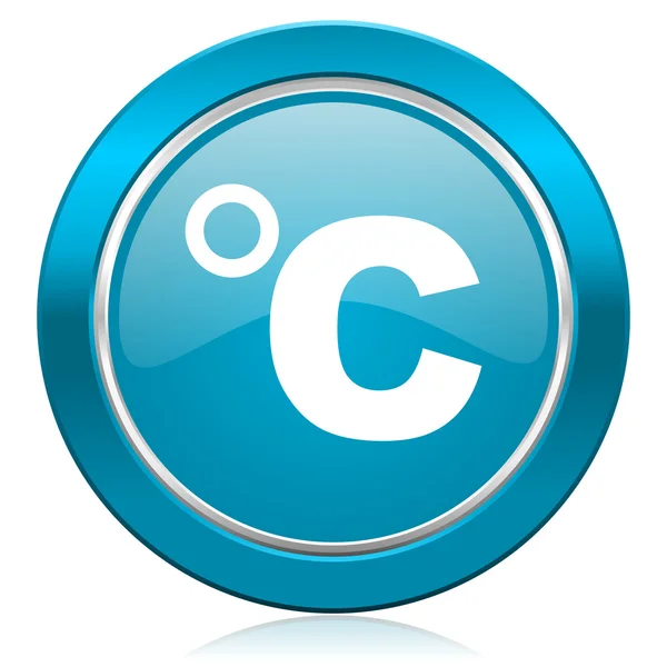 Celsius blue icon temperature unit sign — Stock Photo, Image