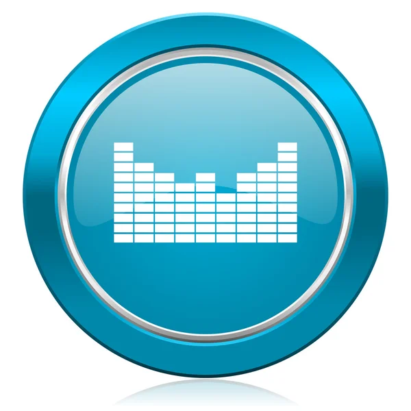 Sound blue icon — Stock Photo, Image