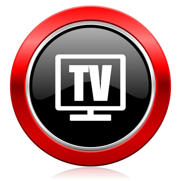 Icono de televisión signo de televisión —  Fotos de Stock