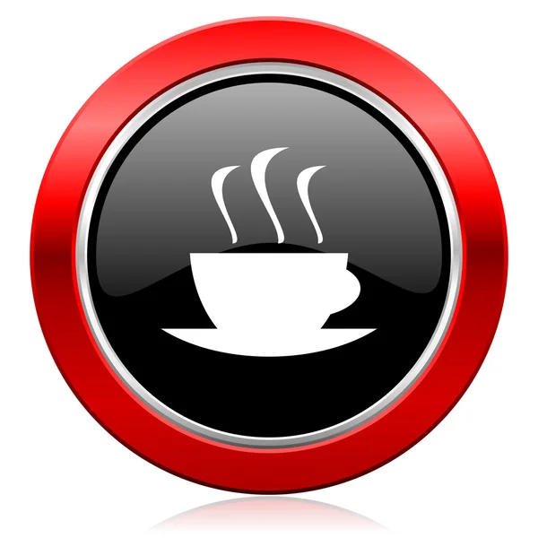 Icono de café espresso taza caliente de caffee signo —  Fotos de Stock