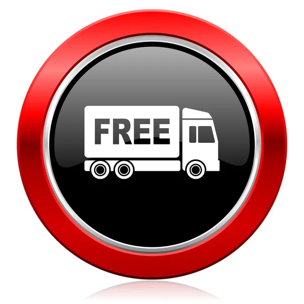 Free delivery icon transport sign — Stock Photo, Image