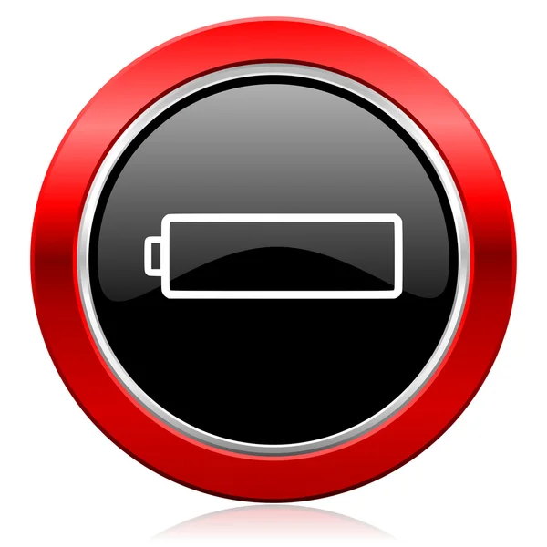 Знак зарядки значка аккумулятора — стоковое фото