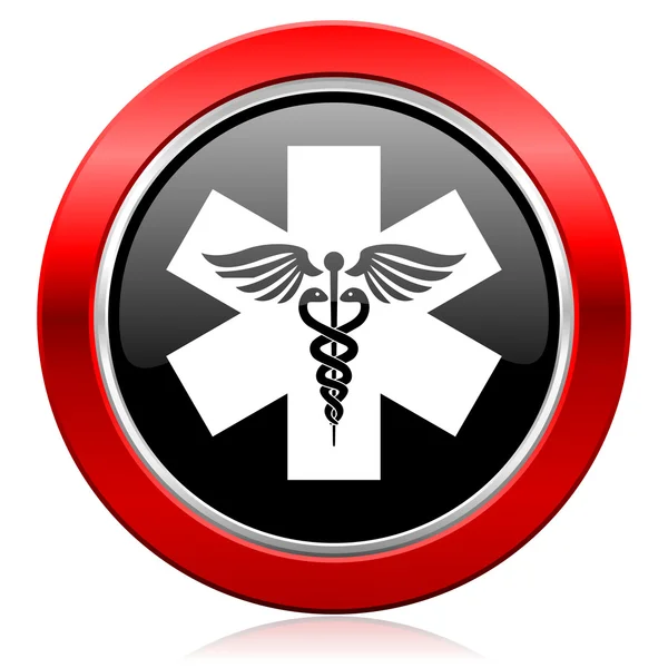 Icono de emergencia hospital signo —  Fotos de Stock