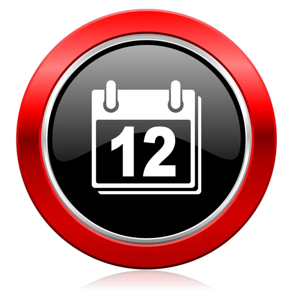 Calendario icono organizador signo agenda símbolo —  Fotos de Stock