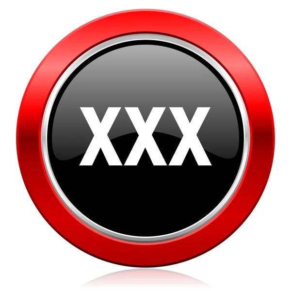 Xxx icon porn sign — Stock Photo, Image