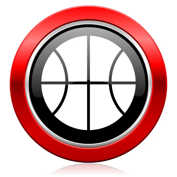 Bola icono baloncesto signo — Foto de Stock