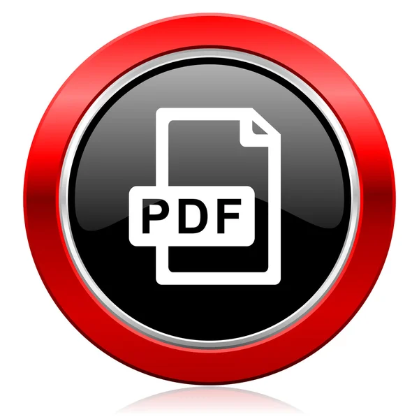 Icono del archivo PDF —  Fotos de Stock