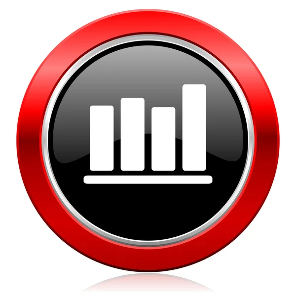 Bar chart icon — Stock Photo, Image