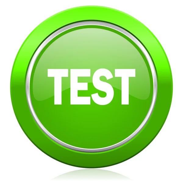 Test icon — Stock Photo, Image