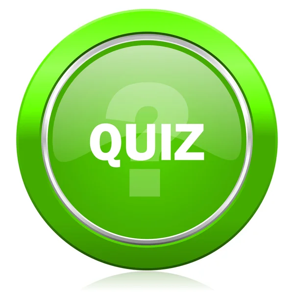 Quiz-pictogram — Stockfoto