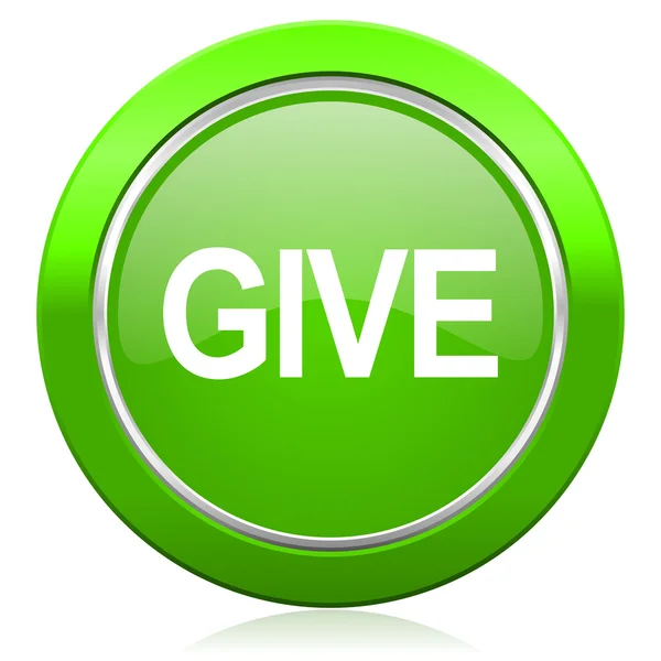 Give icon — Stock Photo, Image