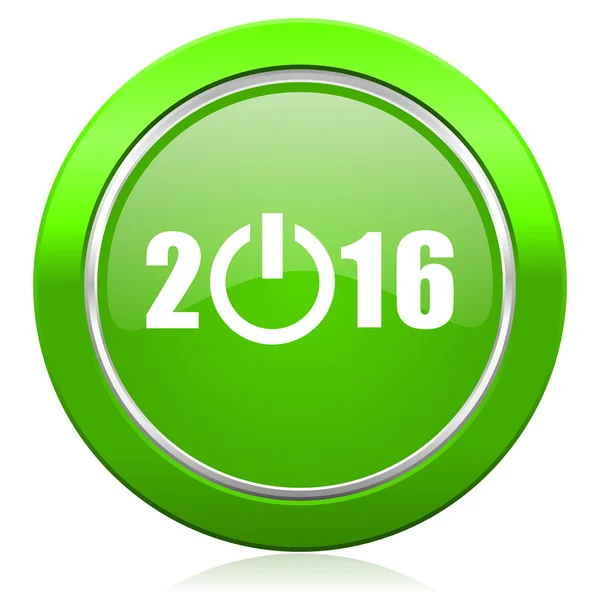 Año nuevo 2016 icono nuevo símbolo de años — Foto de Stock