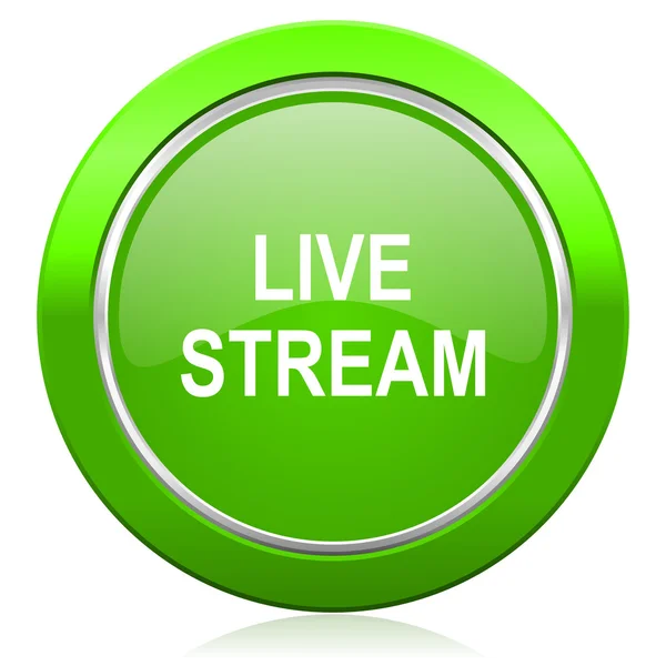 Live stream icon — Stock Photo, Image