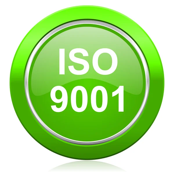 Iso 9001 icon — Stock Photo, Image