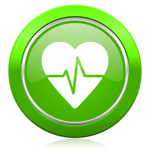 Pulse icon heart rate sign — Stock Photo, Image