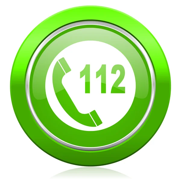 Acil arama simgesi 112 çağrı işareti — Stok fotoğraf