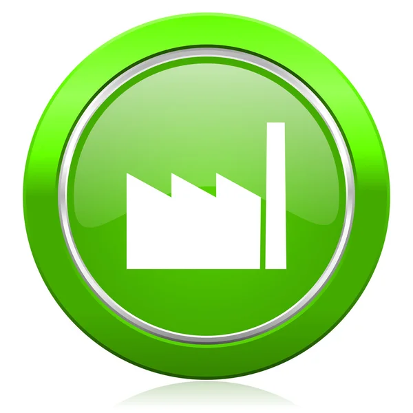 Factory icon industry sign manufacture symbol — Stock Photo, Image