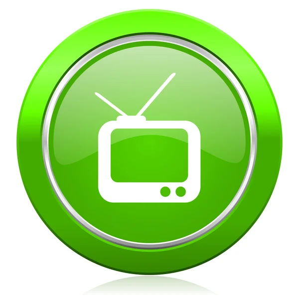 Icono de televisión signo de televisión —  Fotos de Stock