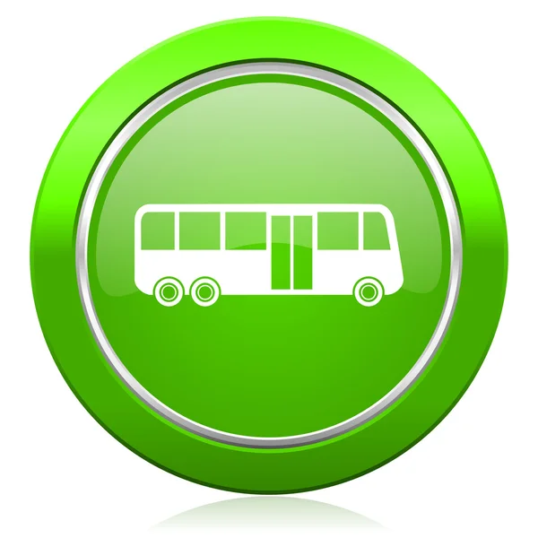 Buss-ikonen kollektivtrafik tecken — Stockfoto