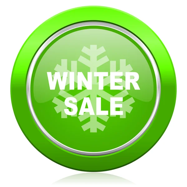 Winter sale icon — Stock Photo, Image