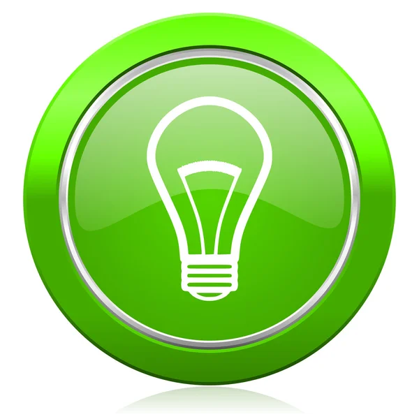 Bulb icon light bulb sign — Stock Photo, Image