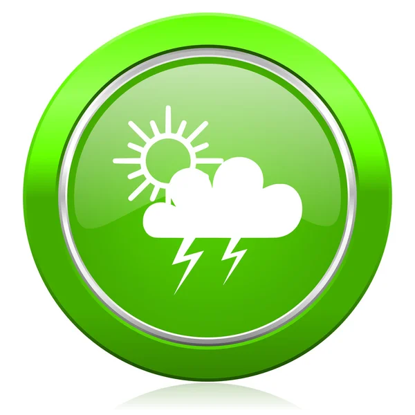 Storm icon waether forecast sign — Stock Photo, Image