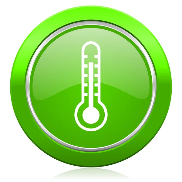 Thermometer pictogram temperatuur teken — Stockfoto