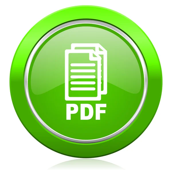 Tecken på PDF ikonen pdf fil — Stockfoto