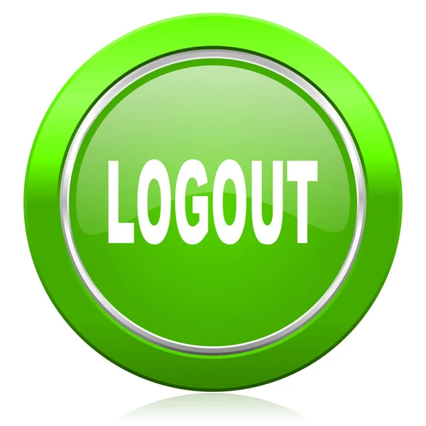 Logout icon — Stock Photo, Image