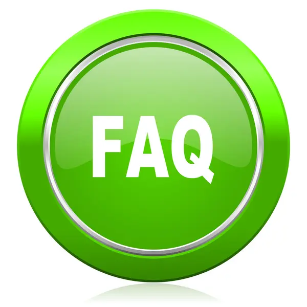 Faq icon — Stock Photo, Image