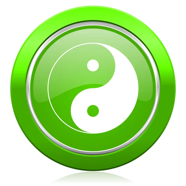 Ying yang pictogram — Stockfoto