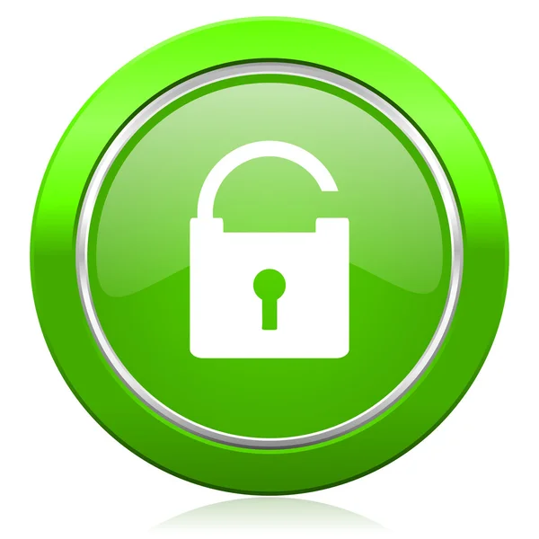 Padlock icon secure sign — Stock Photo, Image