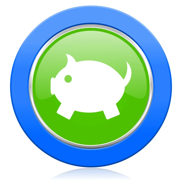 Piggy bank icon — Stock Photo, Image