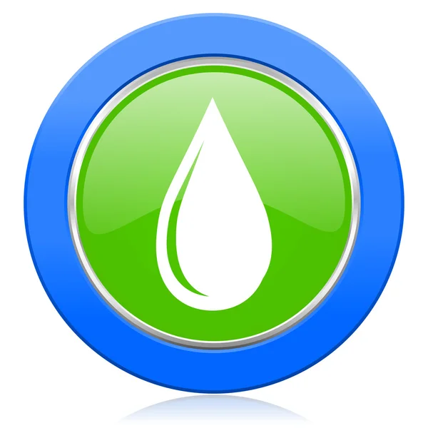 Wassertropfen-Symbol — Stockfoto
