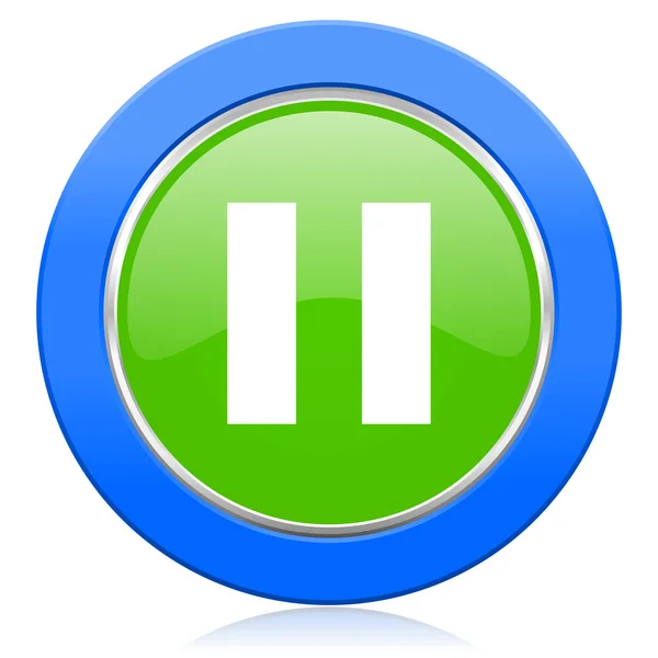 Pause icon — Stock Photo © alexwhite #39892757
