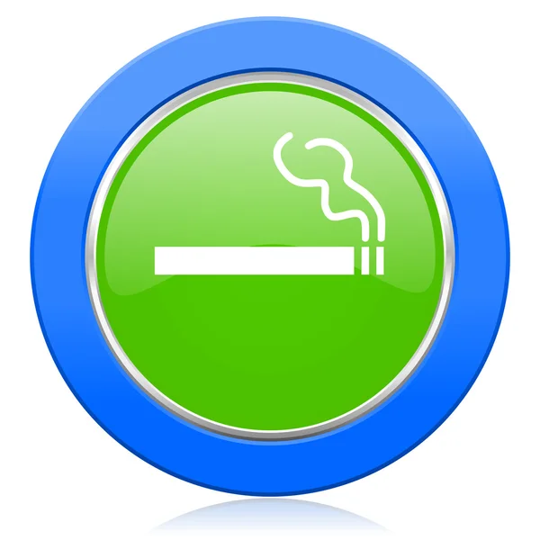 Sigaret pictogram nicotine teken — Stockfoto