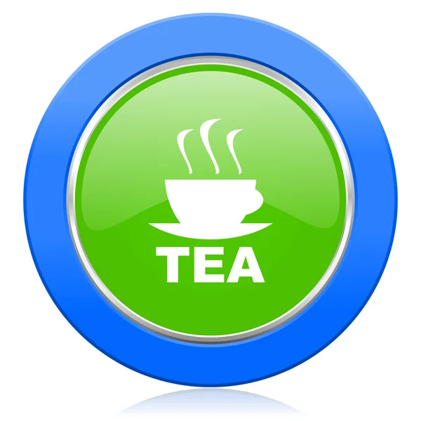 Icono de té taza caliente de signo de té — Foto de Stock