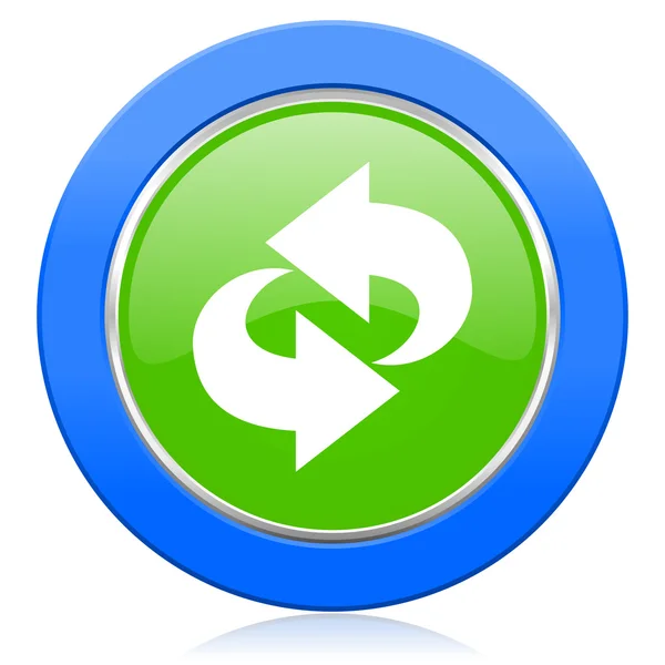 Rotation icon refresh sign — Stock Photo, Image