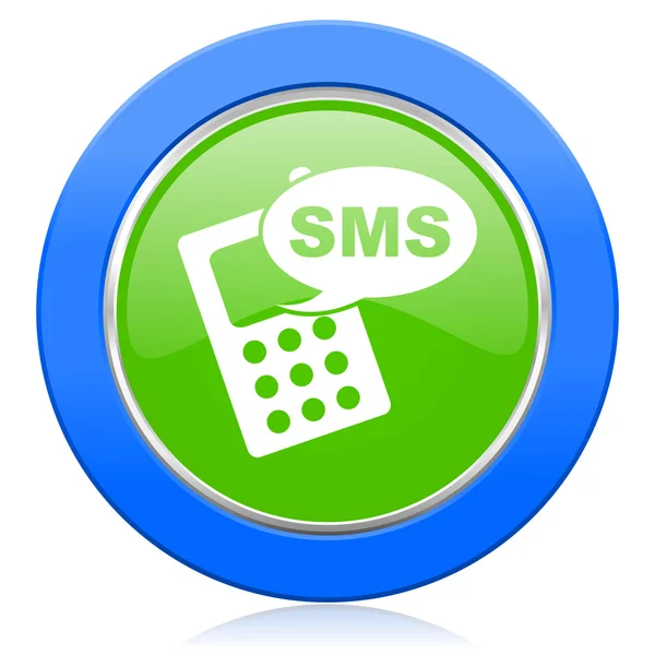 Sms icon phone sign — Stock Photo, Image
