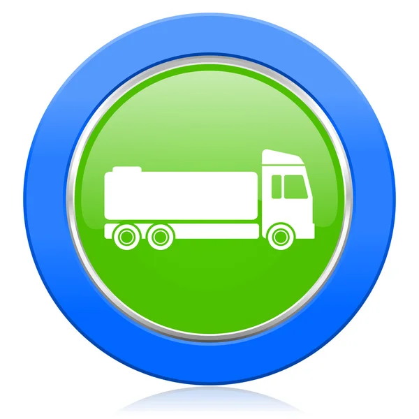 Sinal de carga ícone caminhão — Fotografia de Stock