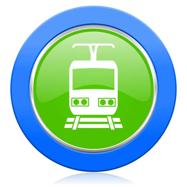 Train icon public transport sign — Stock Photo, Image