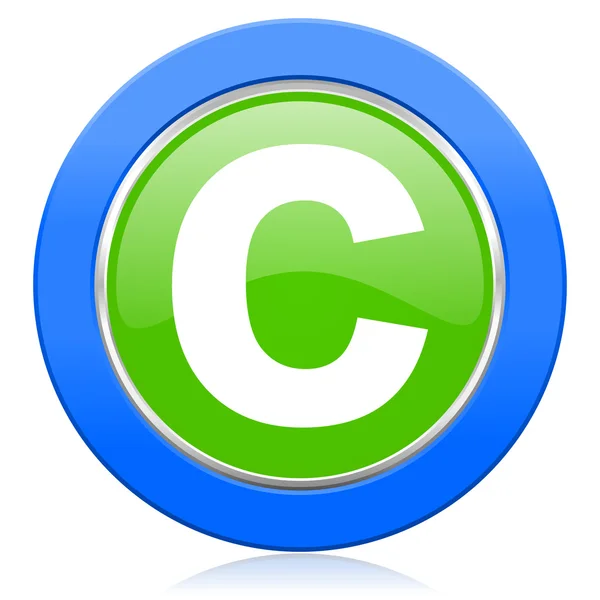 Copyright icon — Stock Photo, Image