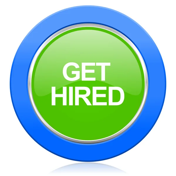 Get hired icon — Stock Photo, Image