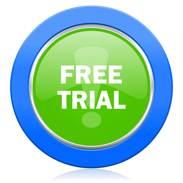 Free trial icon — Stock Photo, Image