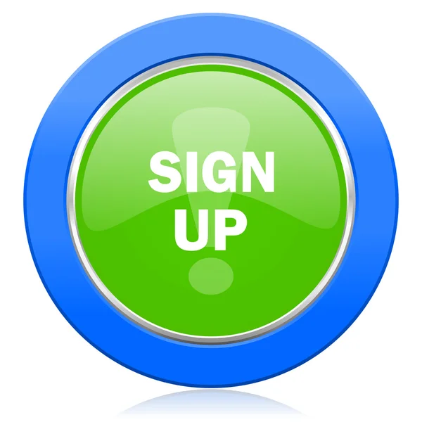 Sign up icon — Stock Photo, Image