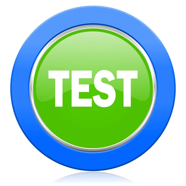 Test icon — Stock Photo, Image